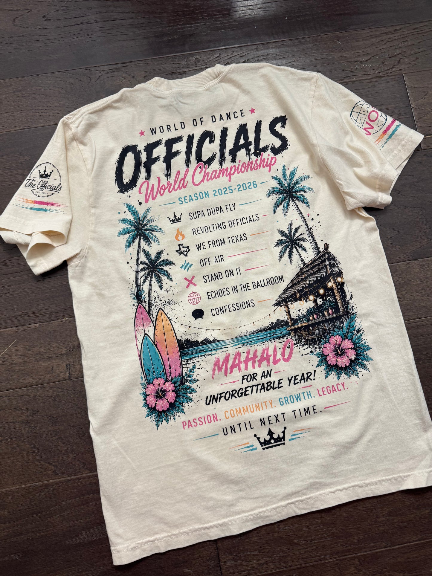 The Officials “Mahalo” Championship Tee 26