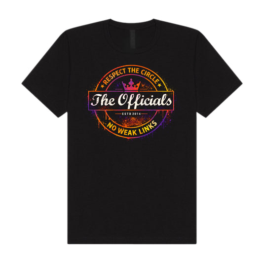 The Officials - Respect The Circle Tee - Inferno Splash