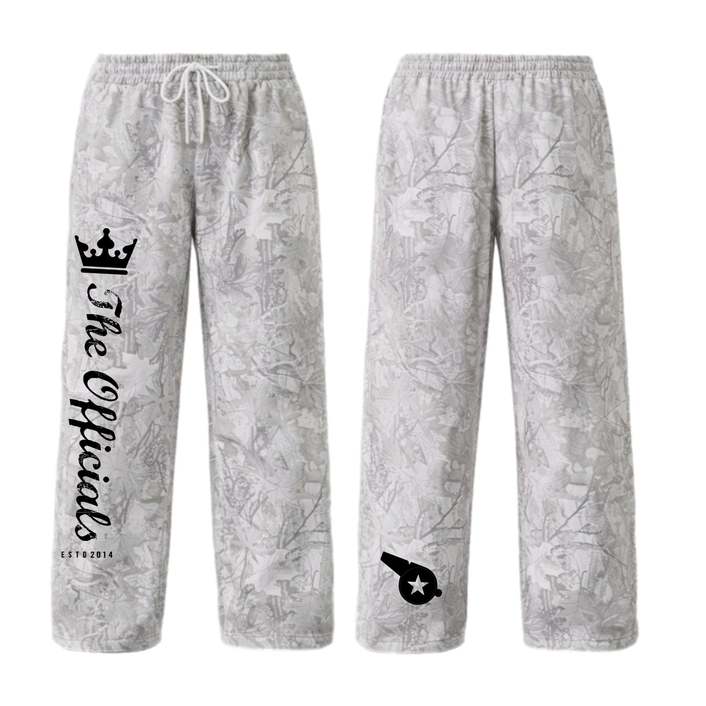 The Officials - Baggy Straight Leg Ghost Camo Sweatpants