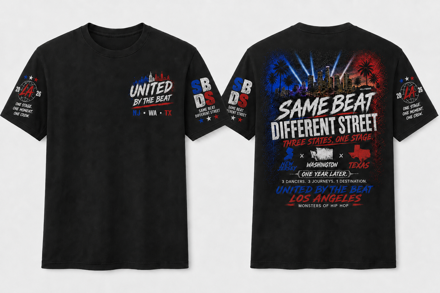 Same Beat Different Street Trio Tee