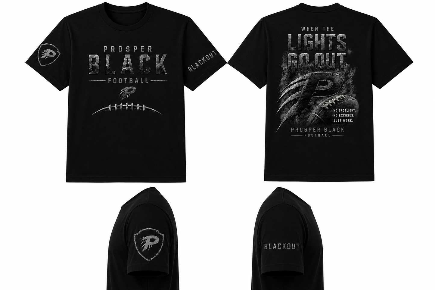 Prosper Black - When The Lights Go Out Tee