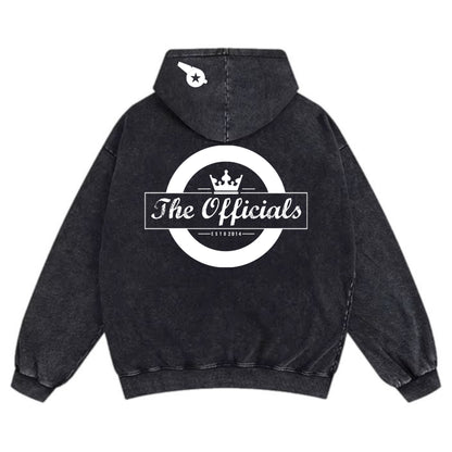 The Officials - Washed Zip Up Hoodie