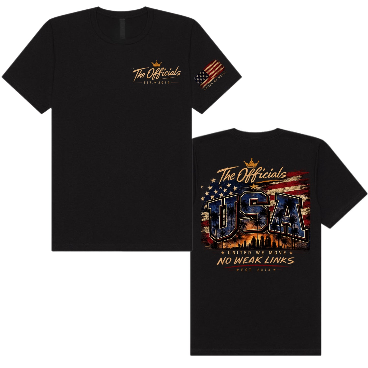 The Officials – USA “No Weak Links” Tee